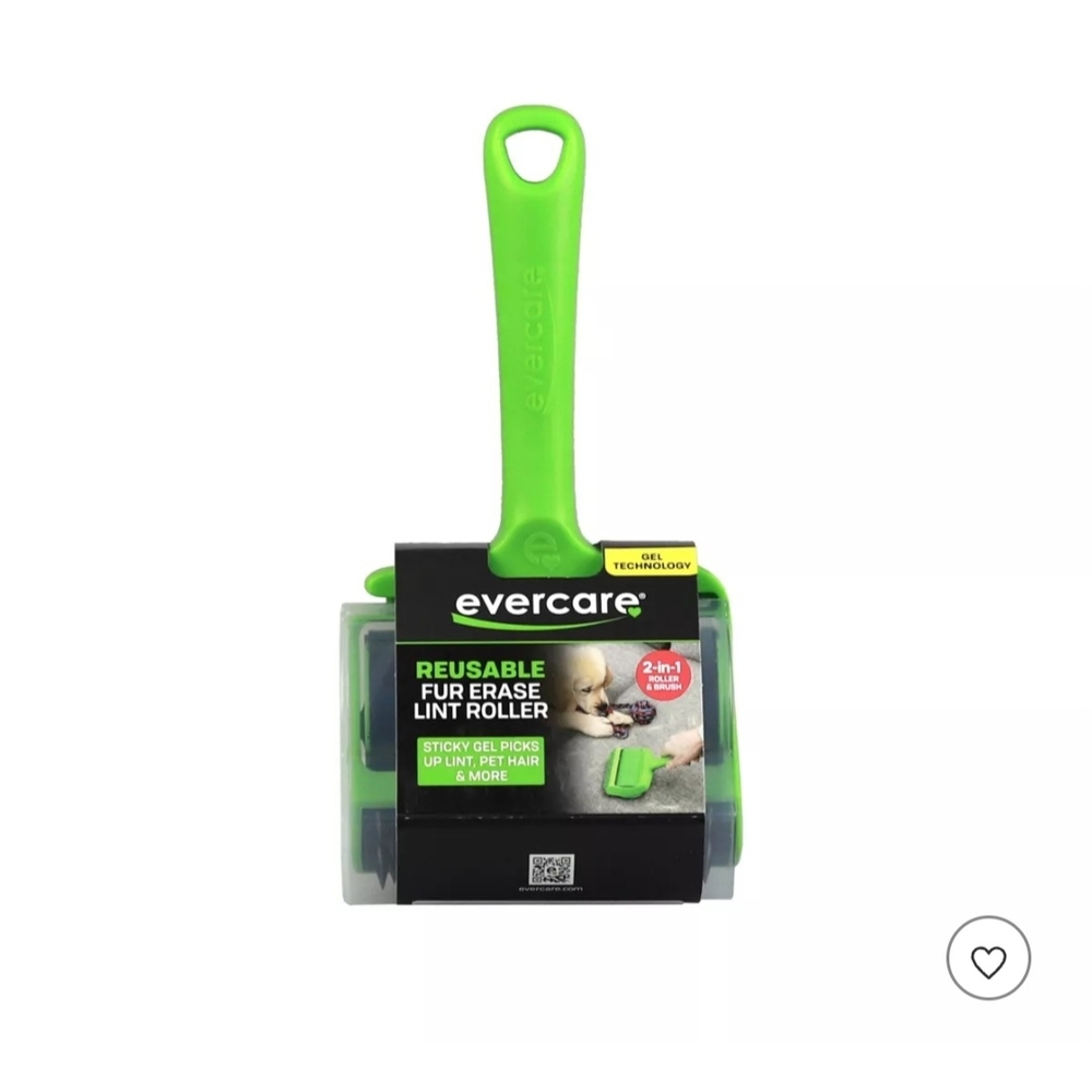 Green Reusable Fur Erase Lint Roller for Dogs